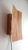 Sconce/Table Lamp Soft Ply (Wood Veneer and Brass) - Video