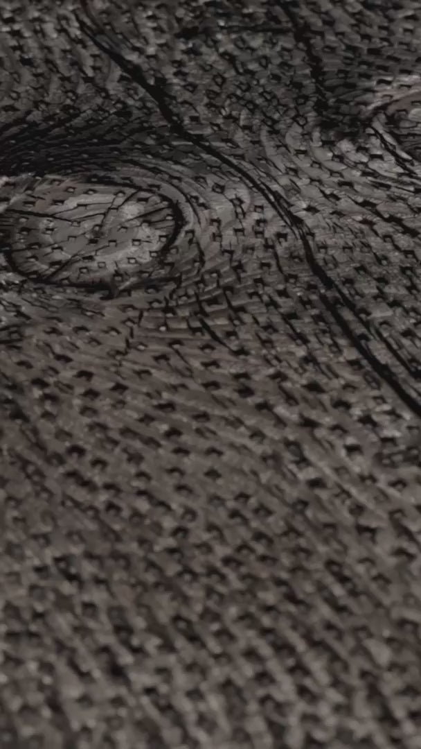 ABORA, end table in burnt wood - Video