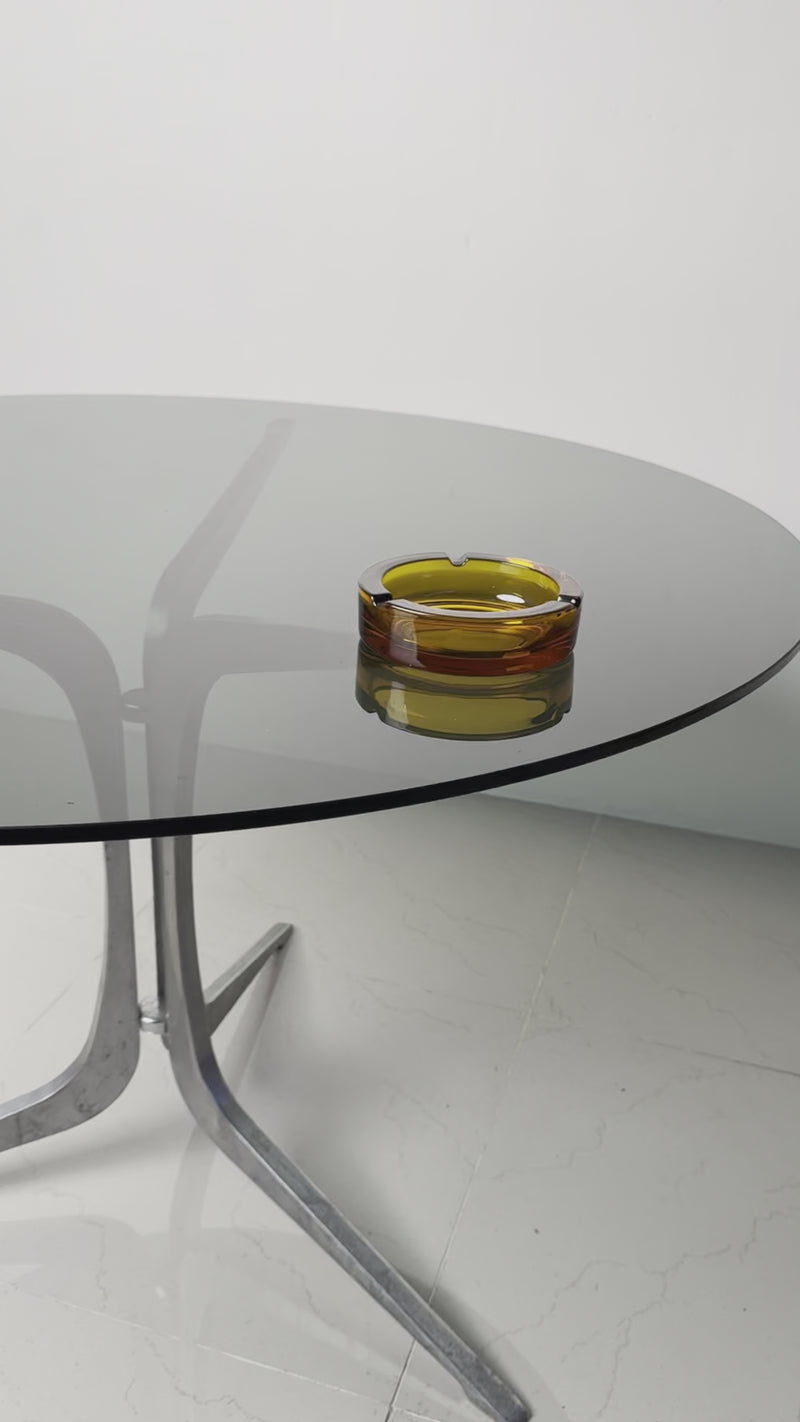 70's Italian Amber Ashtray