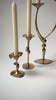 Kurt Jesch Sculptural Brass Candleholders, Austria, c. 1960s - Video