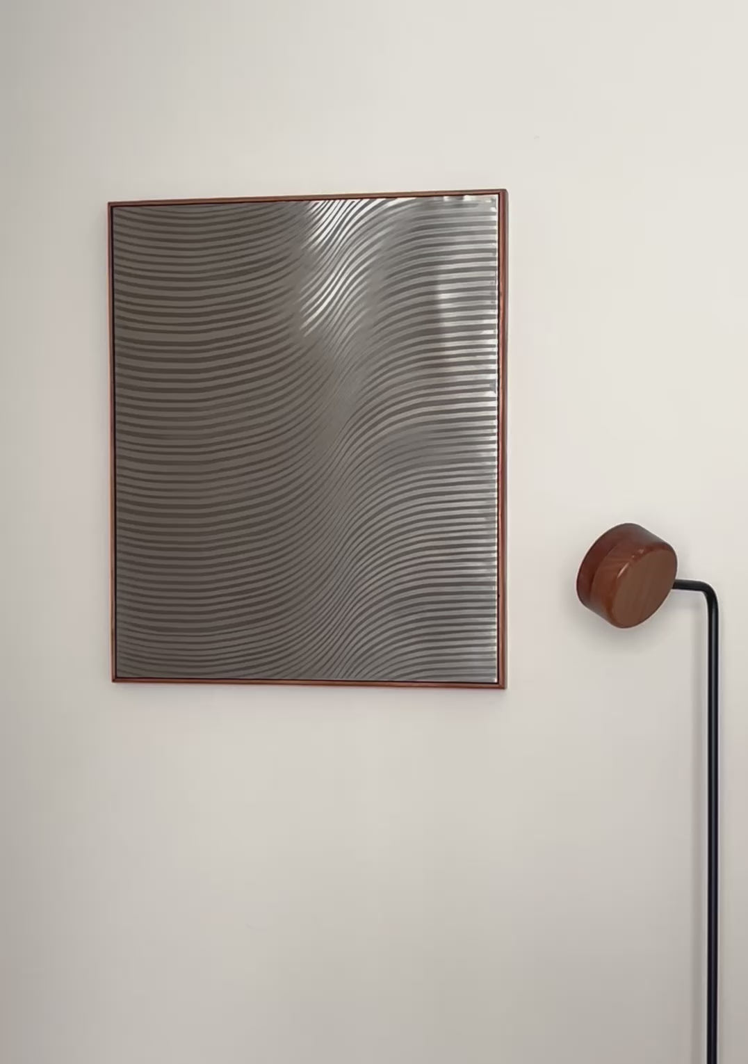 Metal Drawing No.2 - Reflective Wall Sculpture - Video