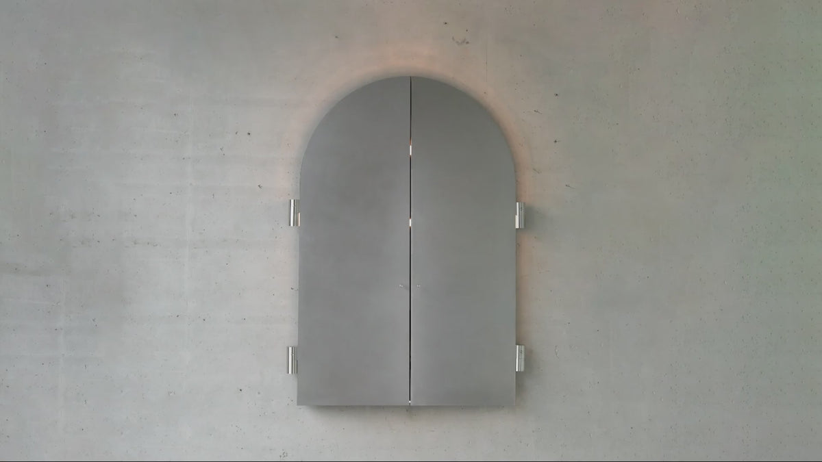 Triptych XL, stainless steel mirror - Video