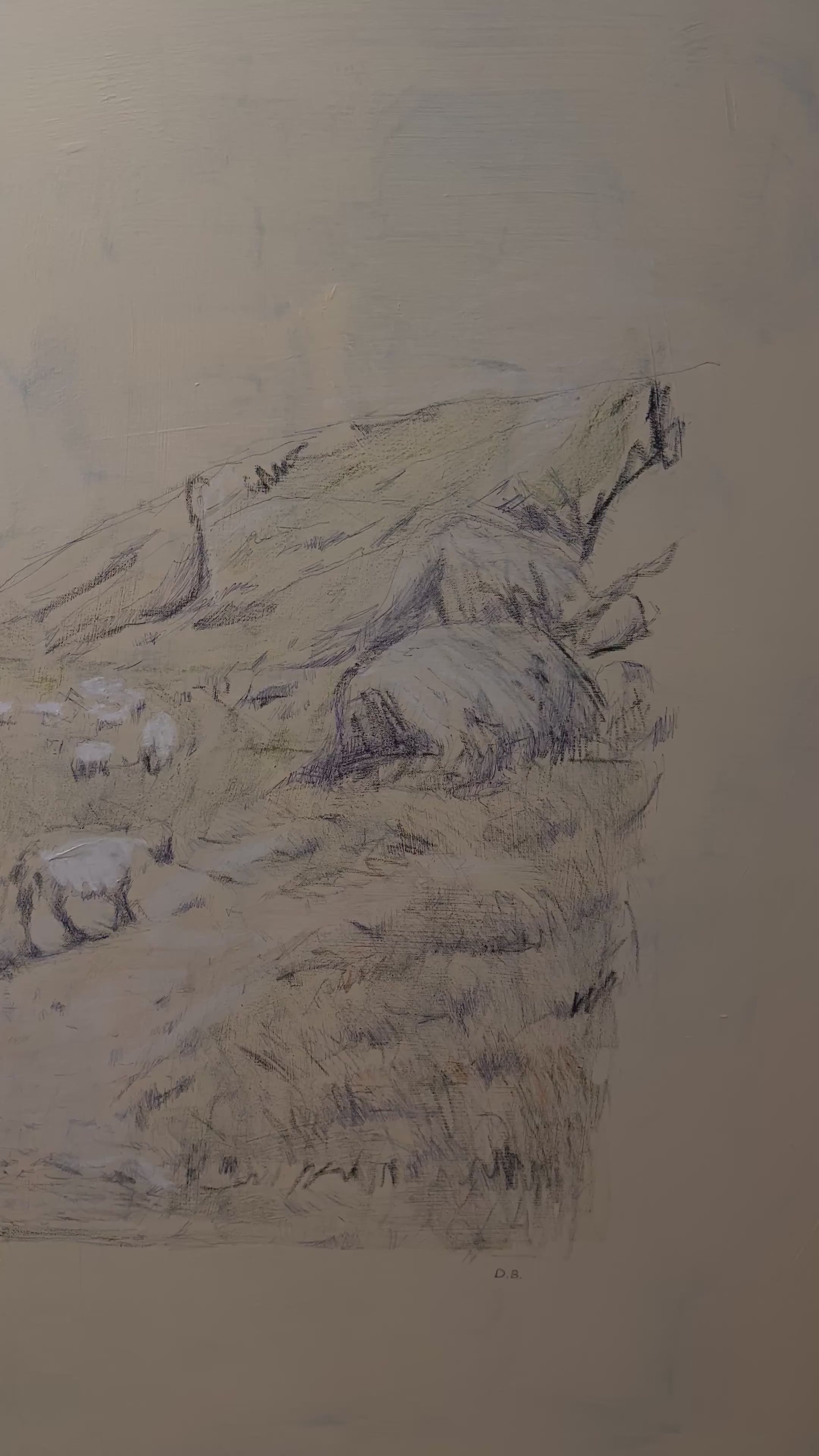 "Natural routine" Painting on canvas - Video