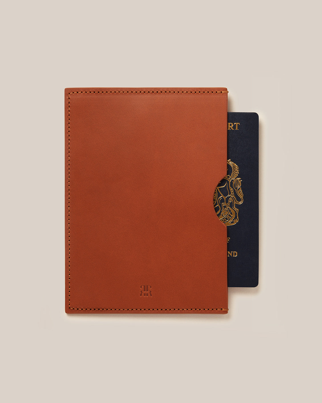 Leather Passport Holder by Paradise Row | The Oblist — handcrafted tan leather