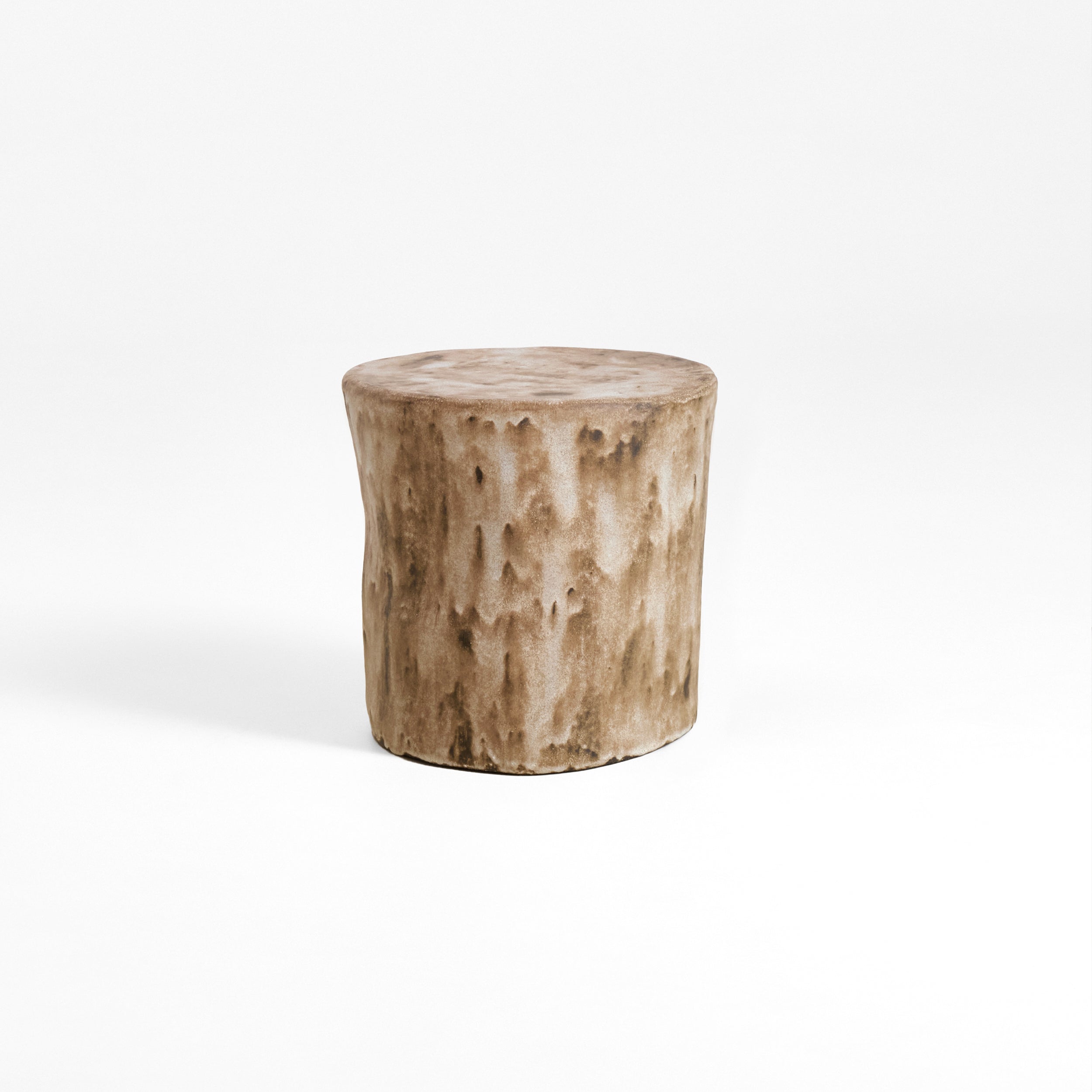 Ceramic Side Table (small) by Project 213A | The Oblist — natural beige finish