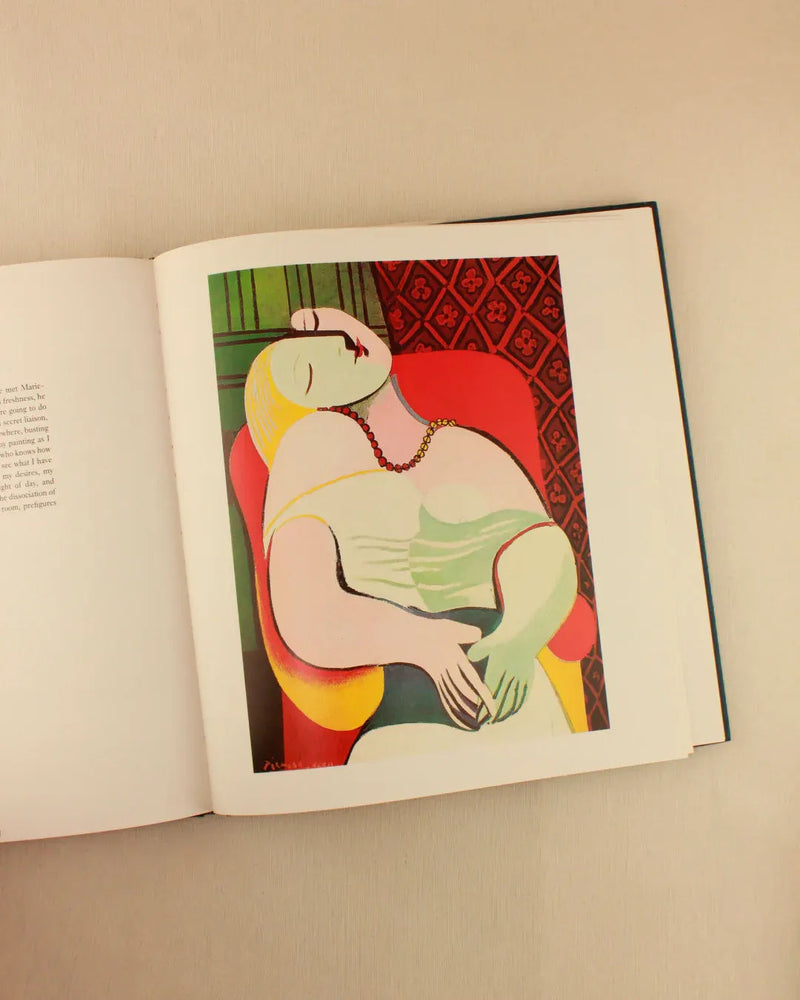 PICASSO 'THE MASTERWORKS' — close-up of colorful artwork on page