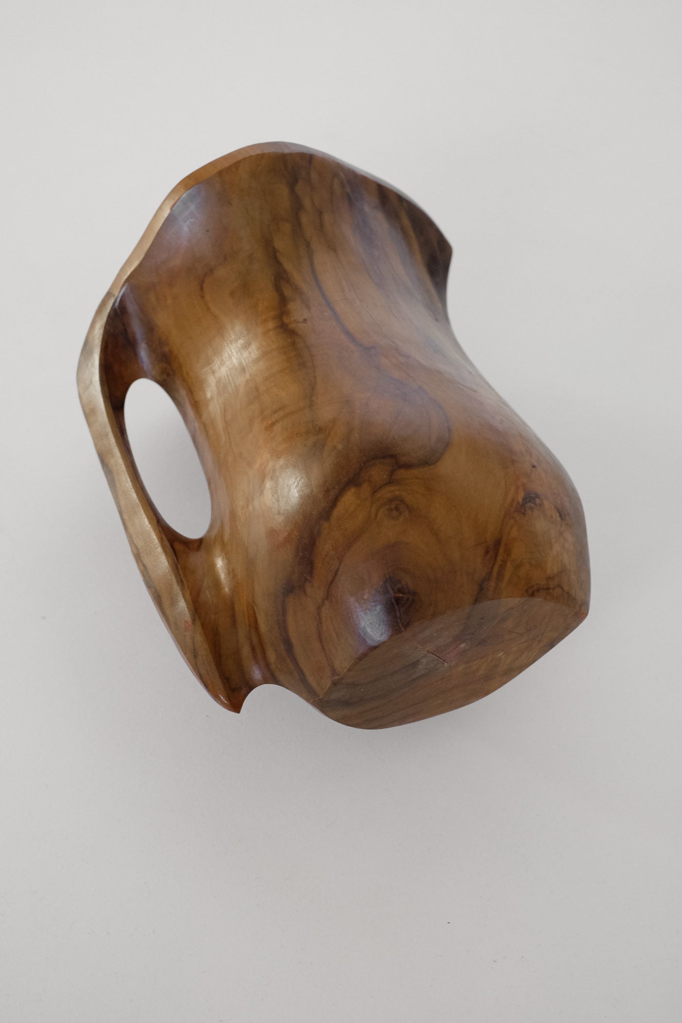 Handcrafted Vintage Wooden Pitchers — additional view