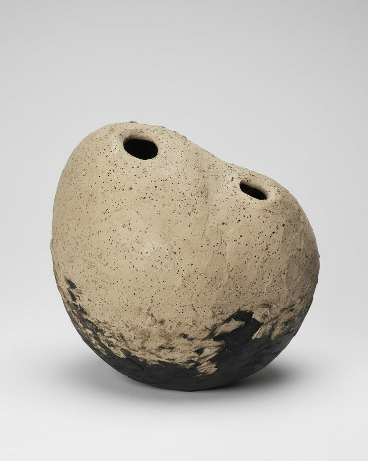 Sculptural Earthwork Vessel – Gestural Collection - No 129