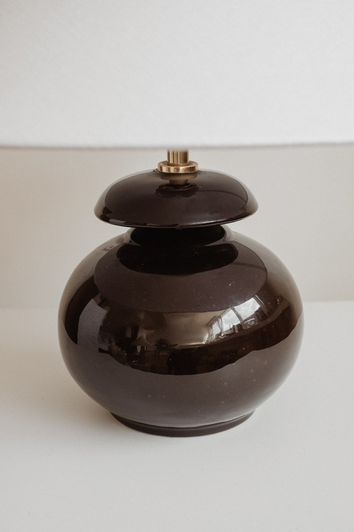 The Eclipse Ceramic Table Lamp — close-up