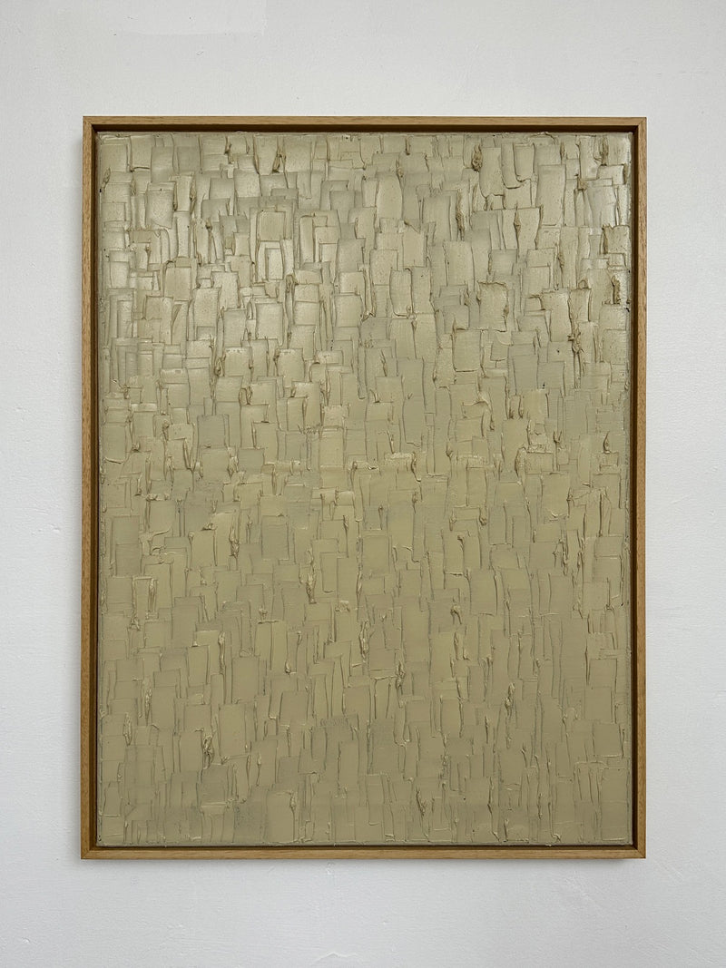 'Buff Titanium - Heavy Texture' Painting by Roi Elmaliah | The Oblist
