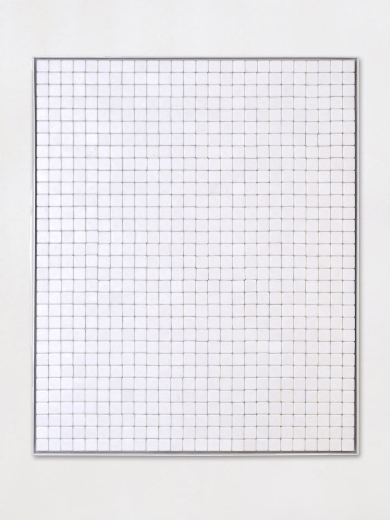 White Cubes No. 6 – Minimalist Wall Sculpture Relief by Studio Miriam Loellmann | The Oblist