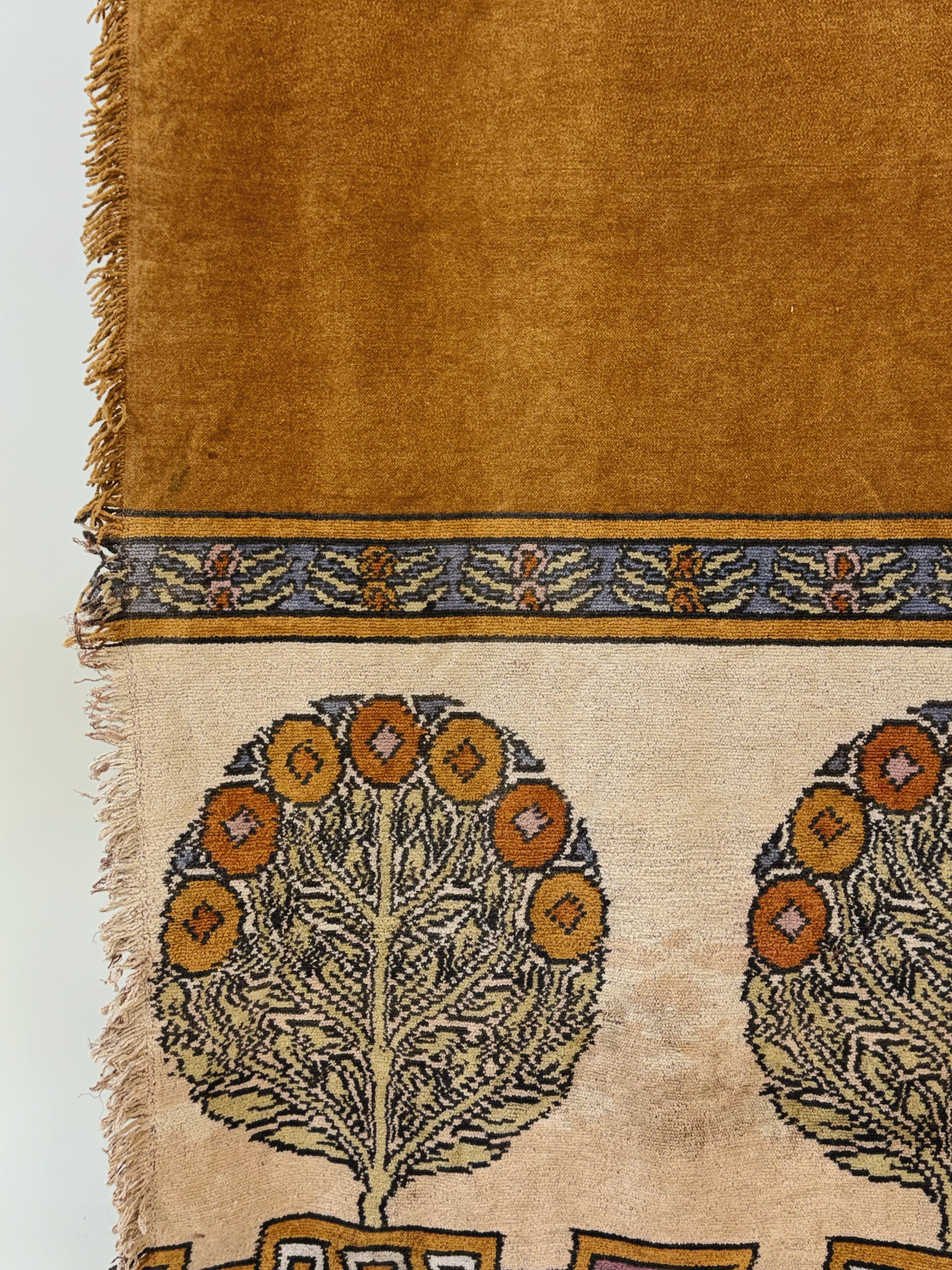 Arts & Crafts Chenille Curtain c.1900 — alternate view