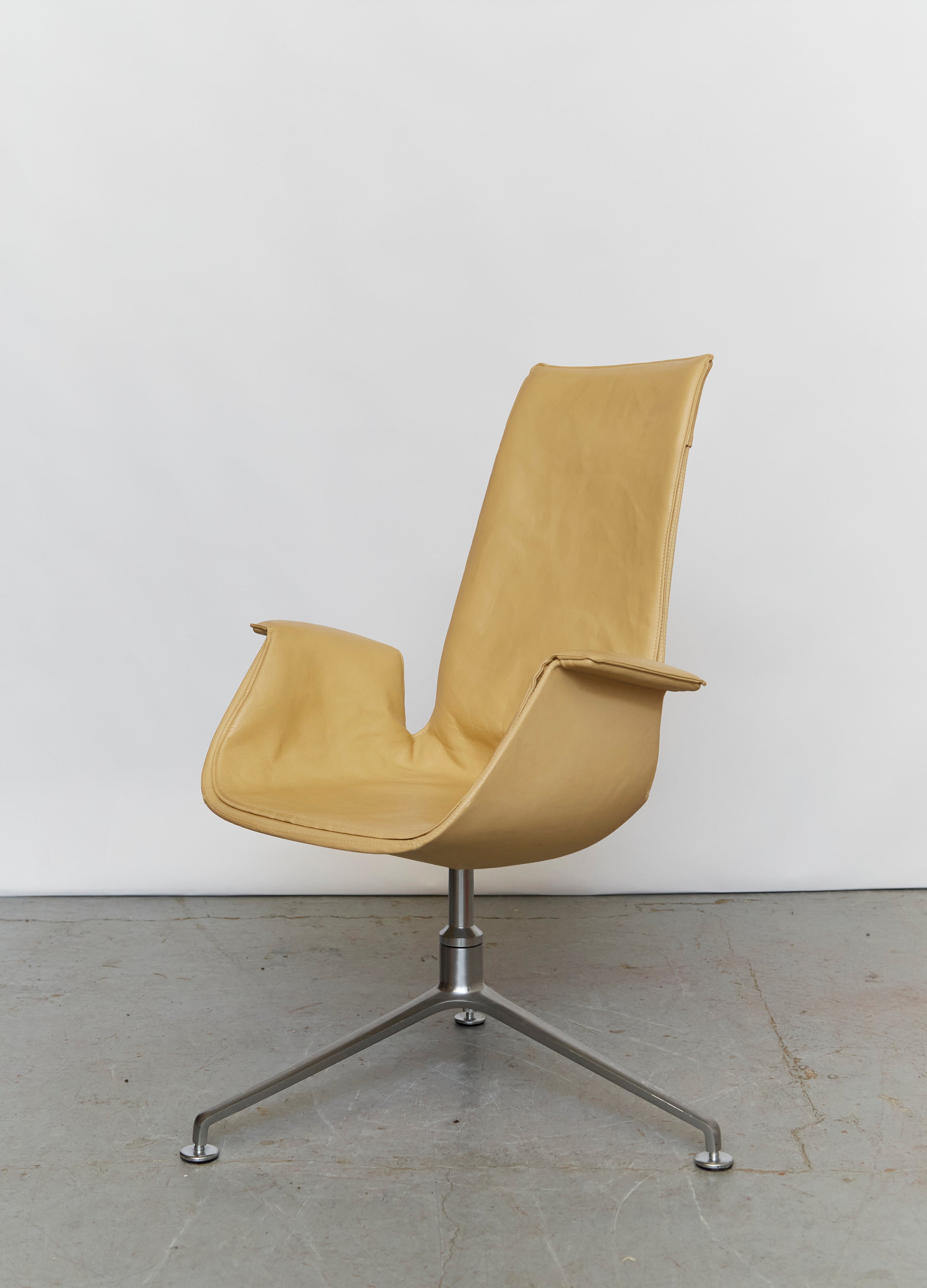 Chaise Tulipe Pivotante par Preben Fabricius & Jørgen Kastholm pour Walter Knoll