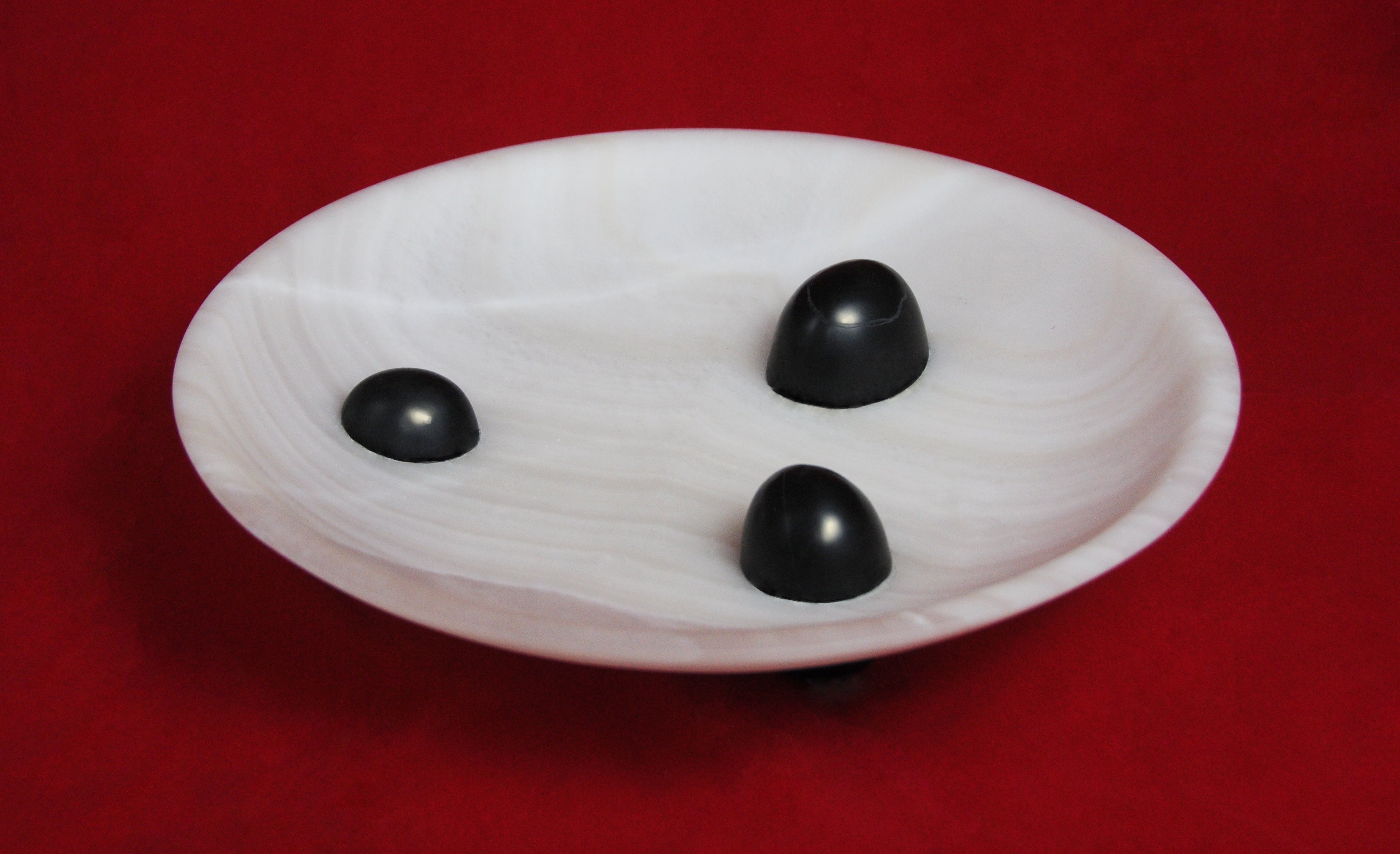 Uovo Bowl, in Stone and Onyx