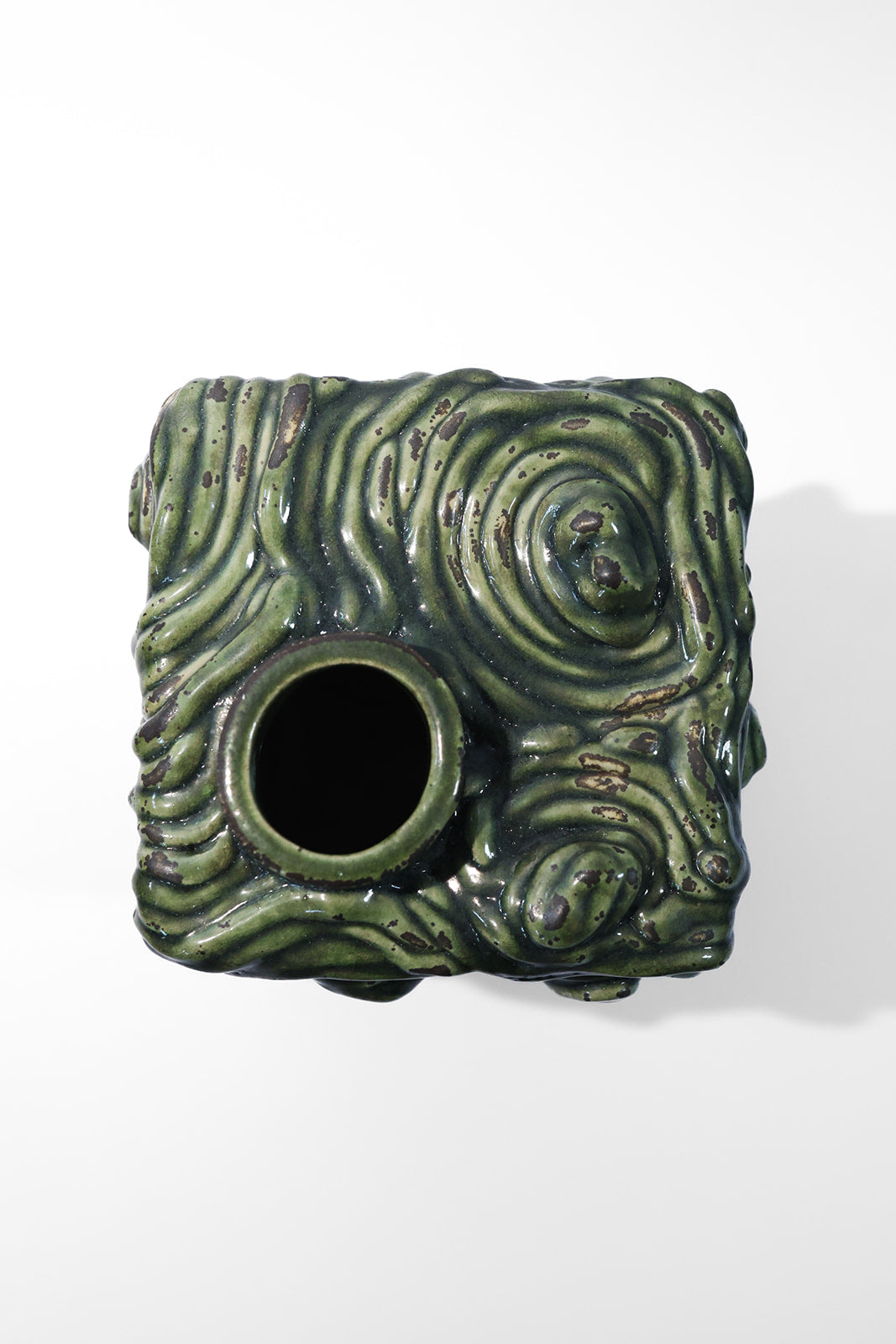 Ceramic Vase Psyché - Medium Wasabi by lentiez-ceramics