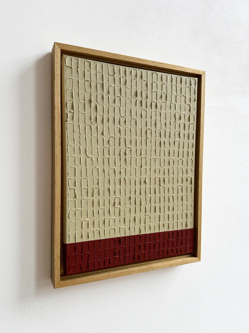 Buff Red - Signature' Painting — close-up of textured surface with red detail