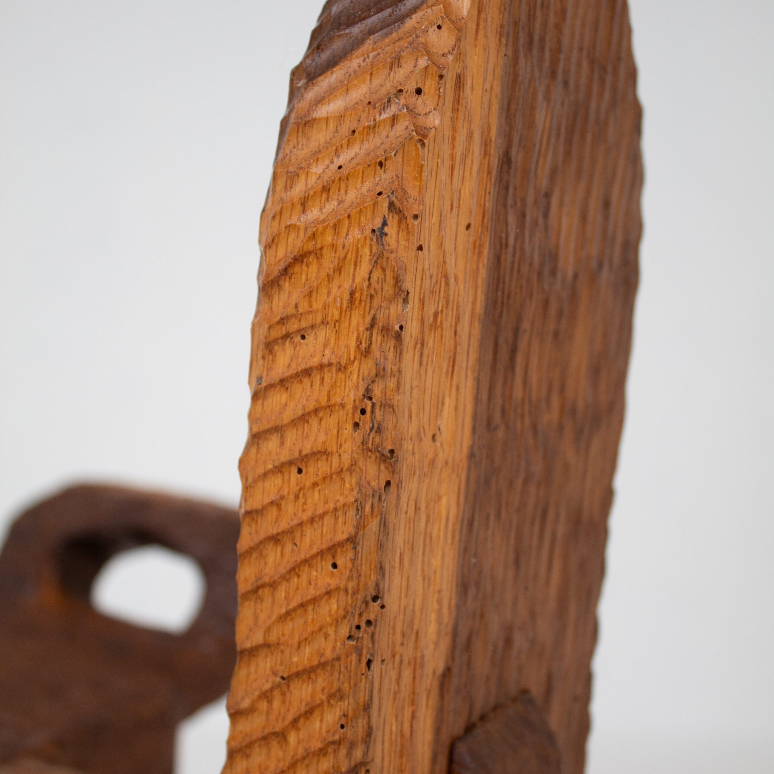 Brutalist Wooden Chair