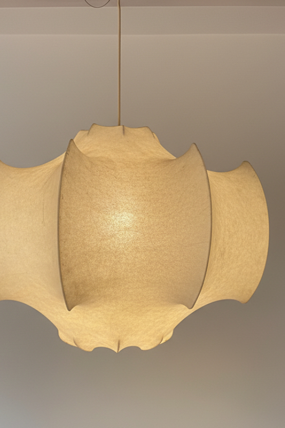 Viscontea Cocoon Pendant Light by Achille & Pier Giacomo Castiglioni for Flos, c.1970s — close-up