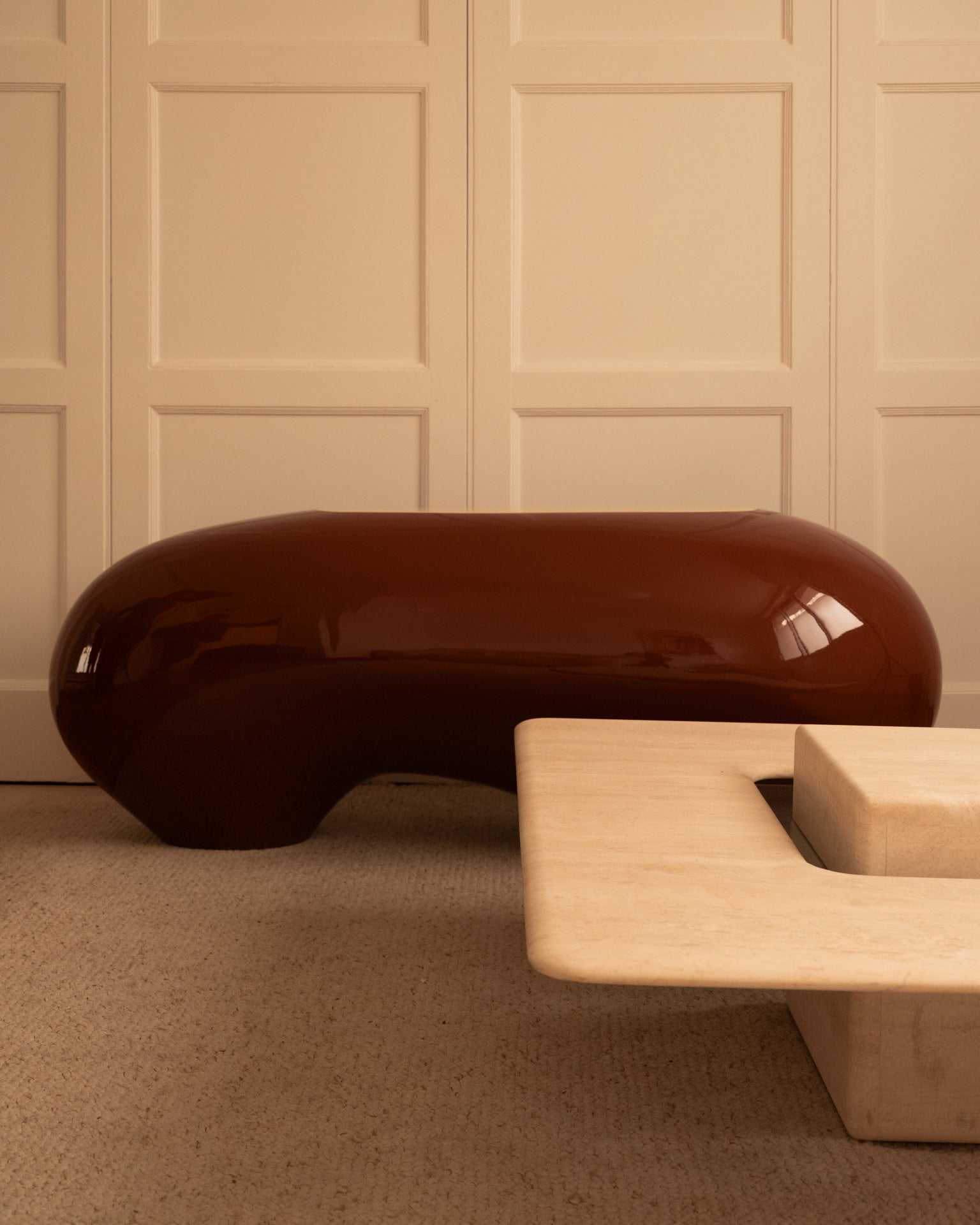 Lacquered Bench - 1970s — alternate view