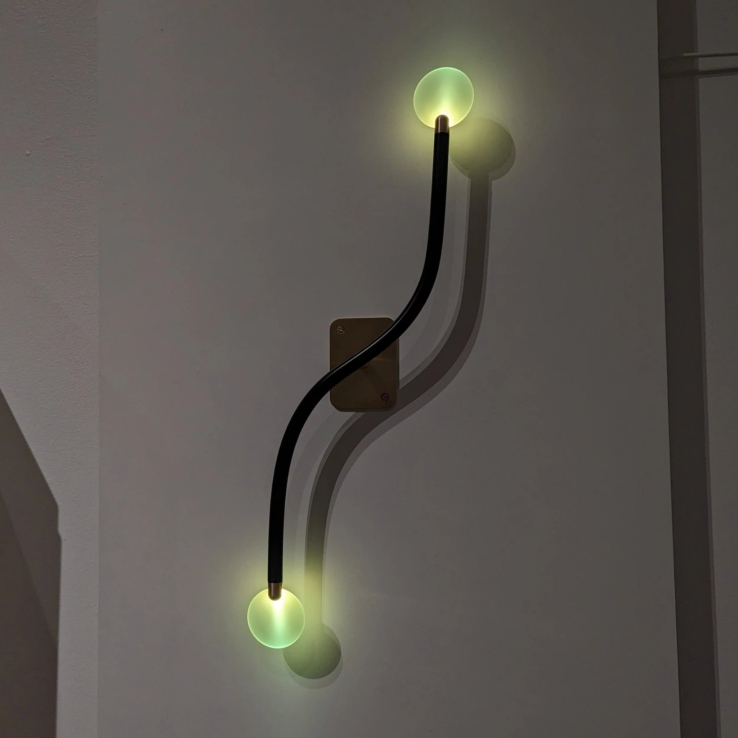 Sine Sconce — side angle