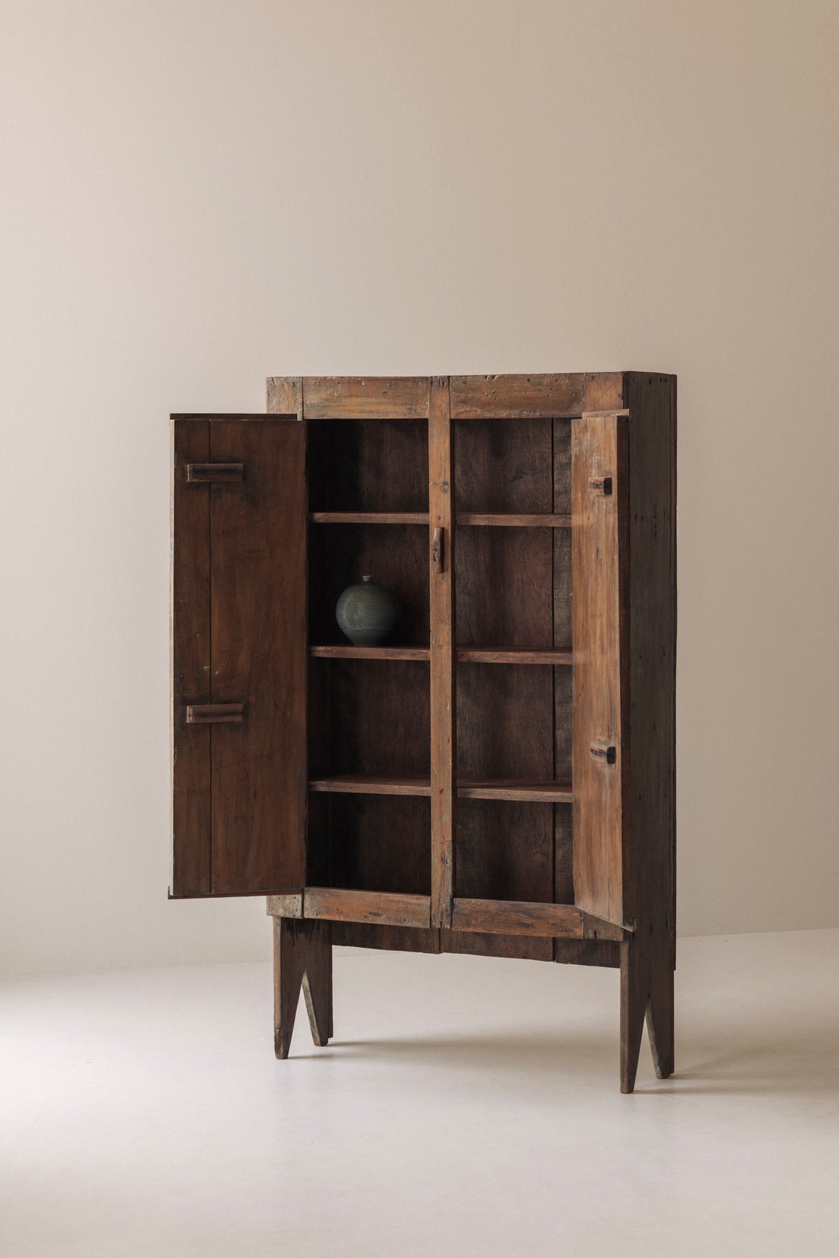 Spanish Primitive Highboard with Exceptional Patina, Late 19th Century — additional view
