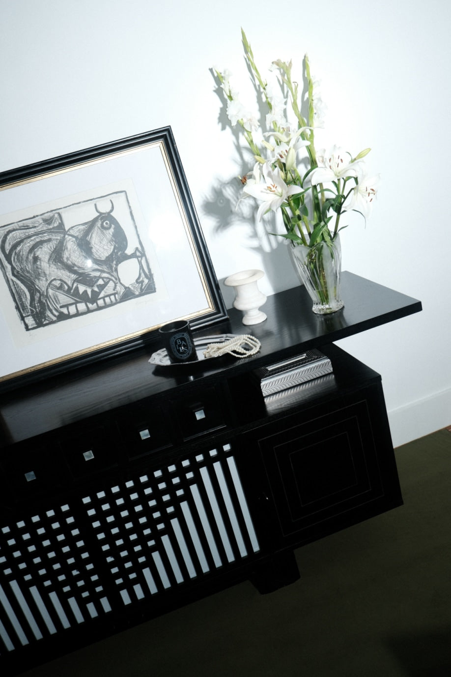 Charles Rennie Mackintosh Black Sideboard by Truffe Studio | The Oblist