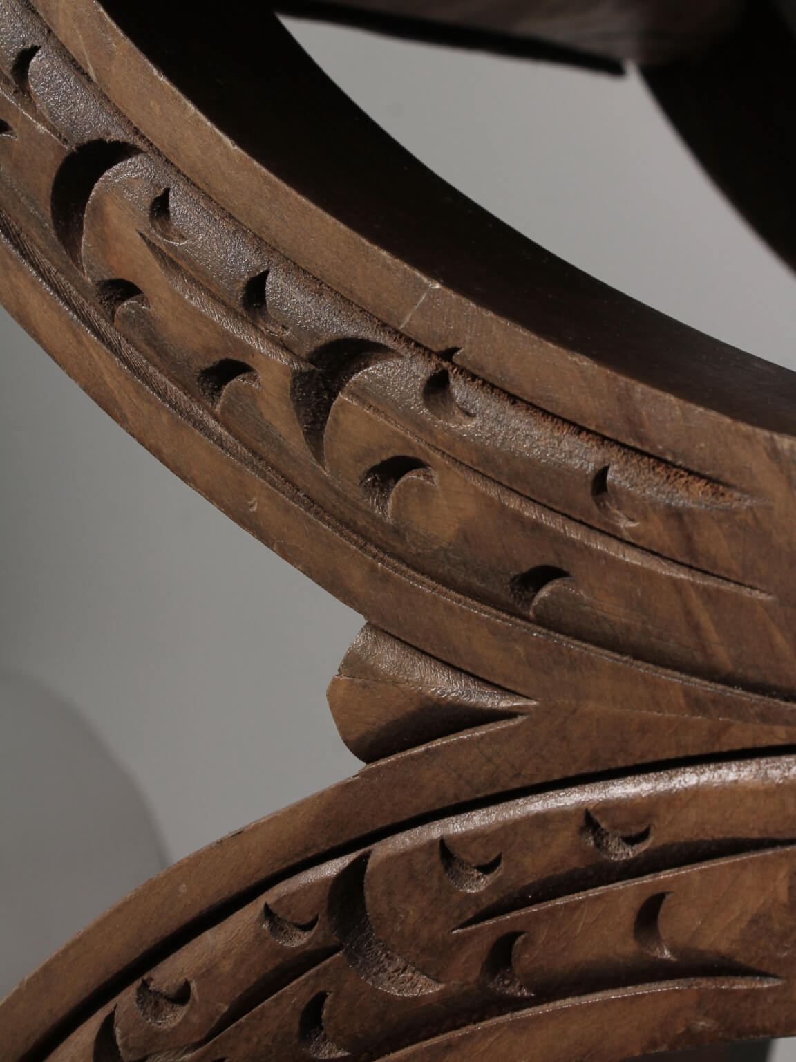 Renaissance Revival Dante Oak Chair, 1850s, Sweden — side angle
