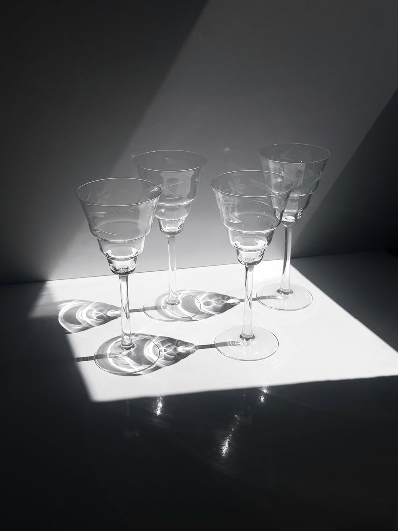Art Deco Bauhaus Style glasses - 1930s by Dodo Vintage | The Oblist