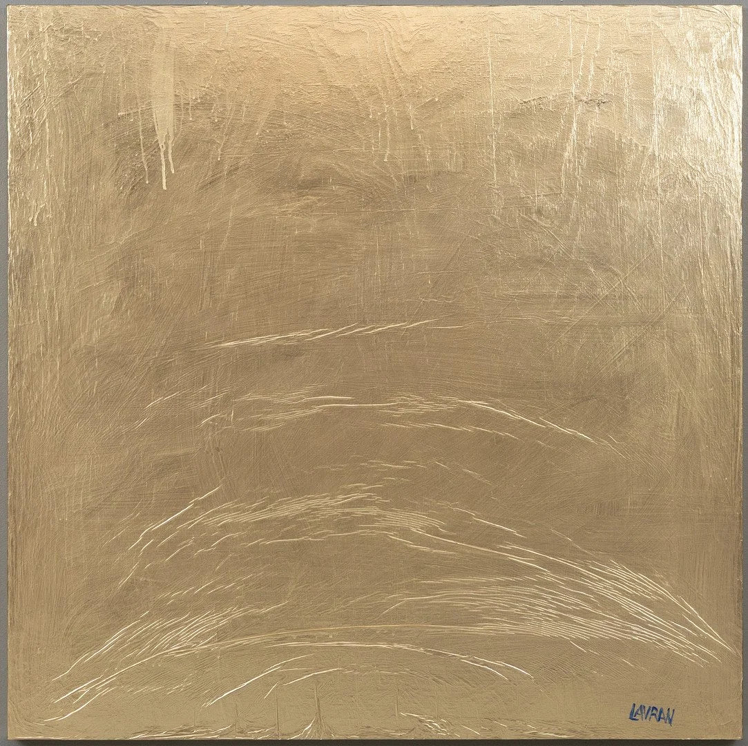 Large Canvas 'Golden Gate' by Lavran Tannberg (B. 1949) — close-up