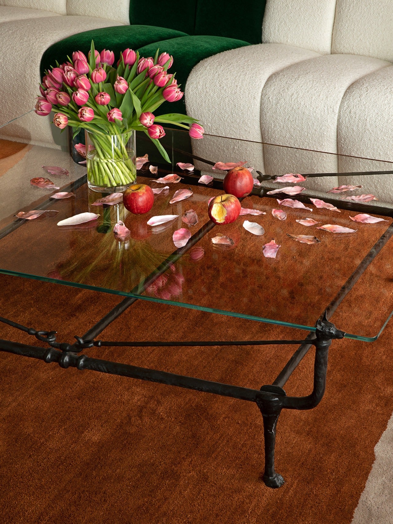 Loyal Bronze Dog Coffee Table