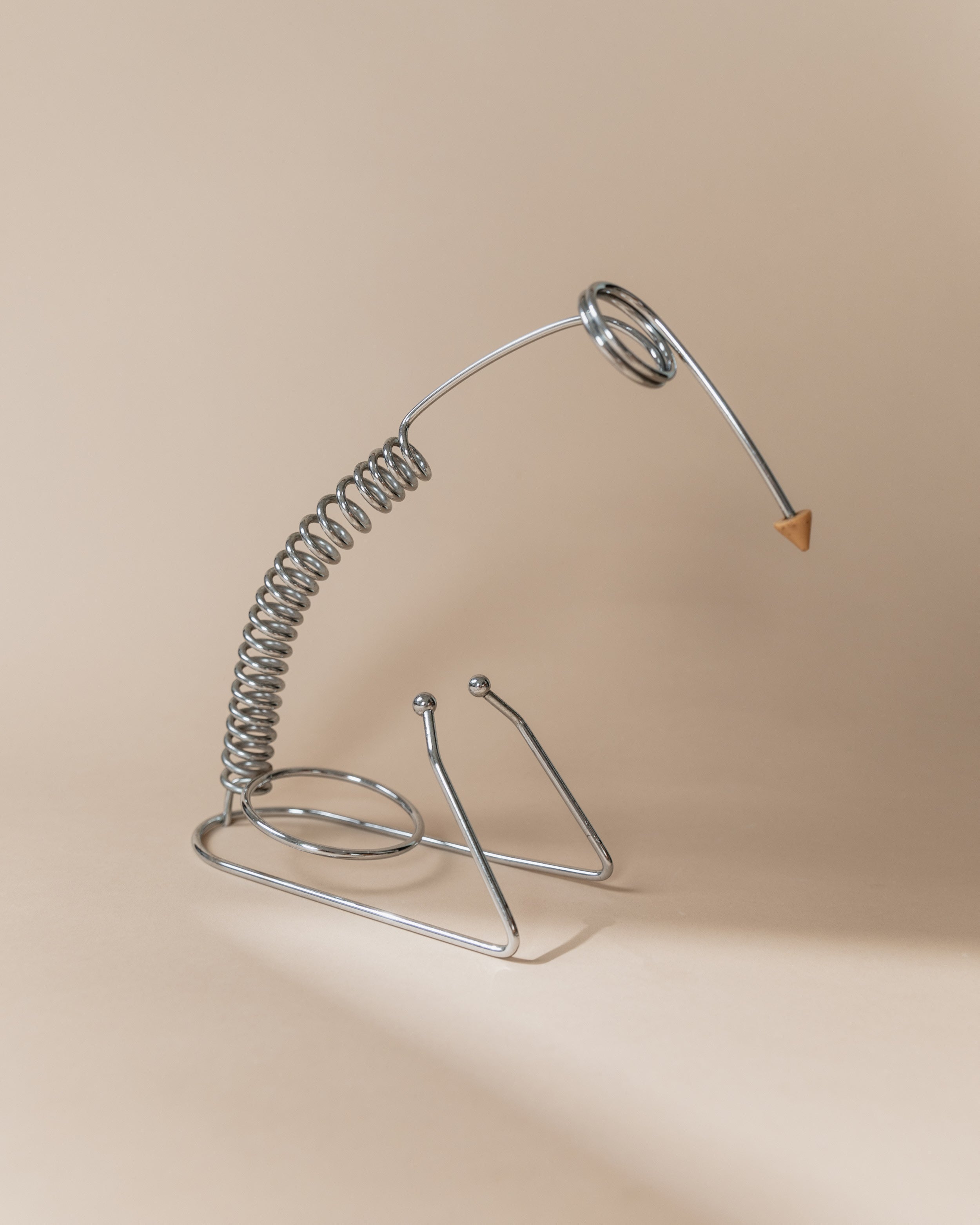 Porte-bouteille en acier inoxydable, Italie années 1980