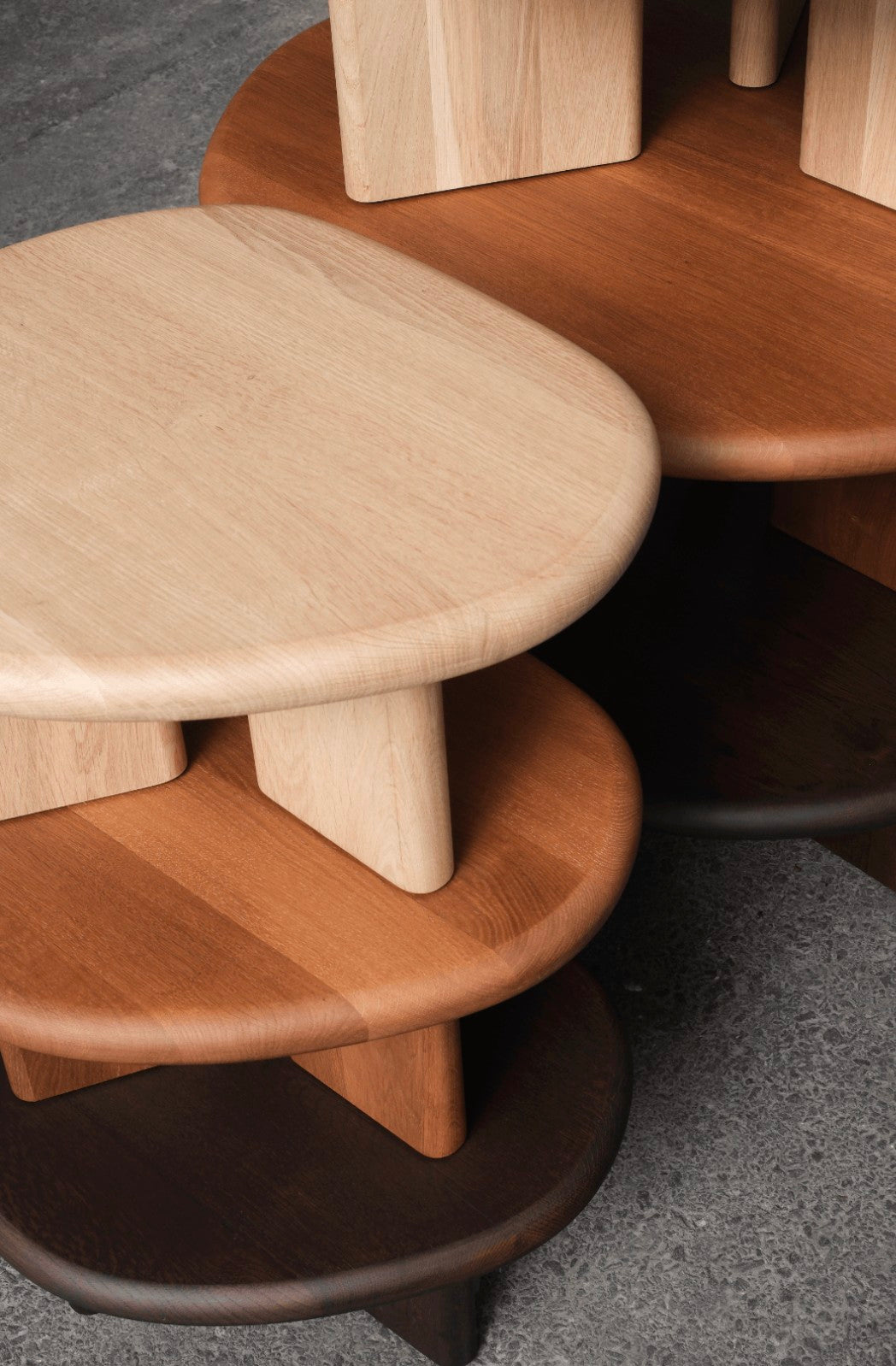 Table basse - Éd. Couleur Espresso - Chêne