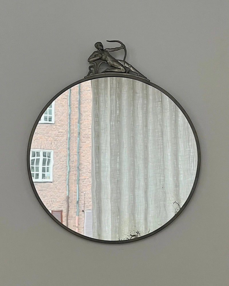 Pewter Mirror, CG Hallberg by Galerie Storm | The Oblist — handcrafted pewter design