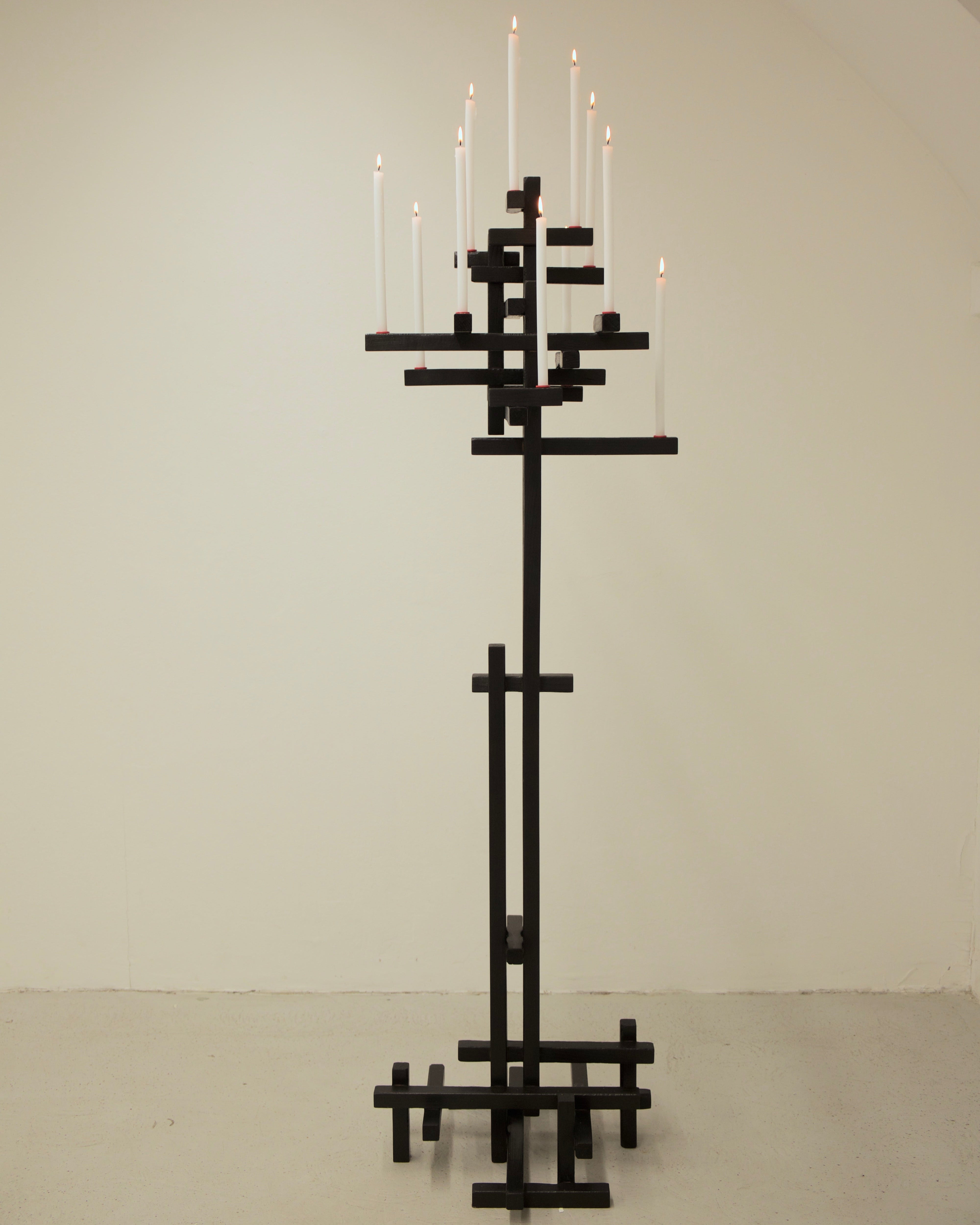 'TETRIS CANDELABRUM' Candleholder