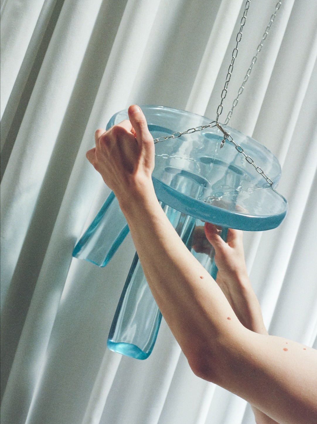 Lung 2.0 Blue Side Table — close-up