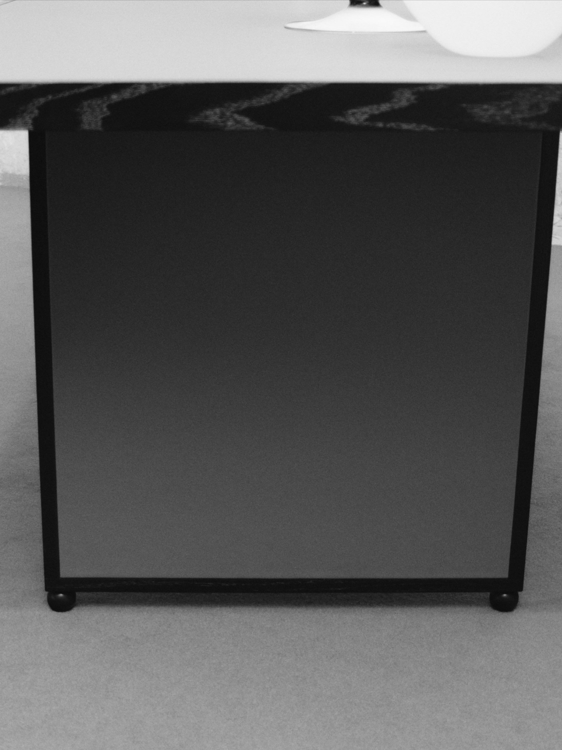 Large Table with Bond Leather — alternate view