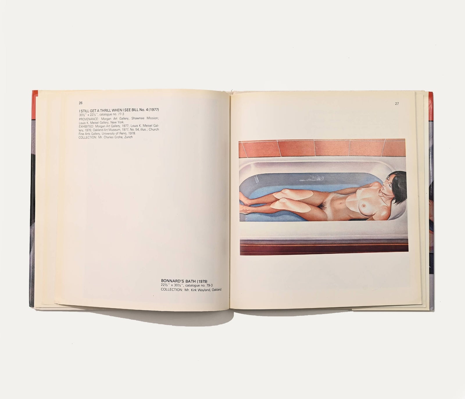 Mel Ramos: Watercolors, 1979 Art Books — lifestyle setting