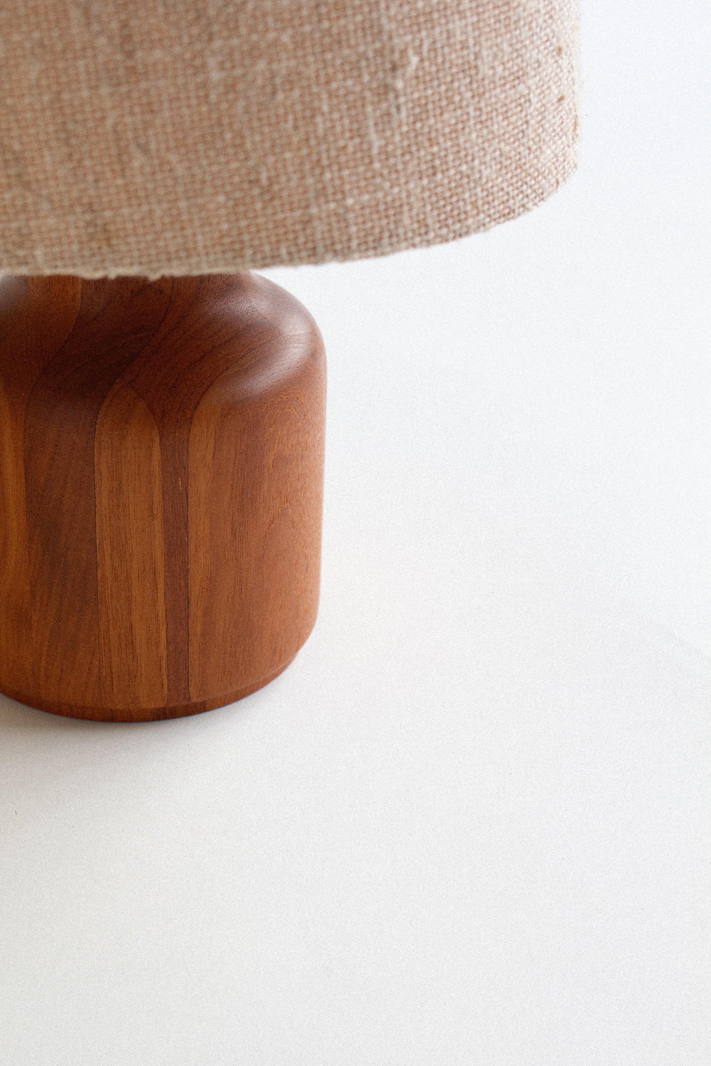 Kirk Copenhagen Teak Table Lamps — alternate view