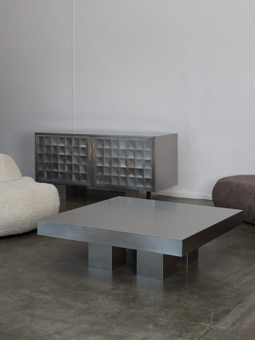 Block Coffee Table by The Good Living&Co. | The Oblist — metal, modern design