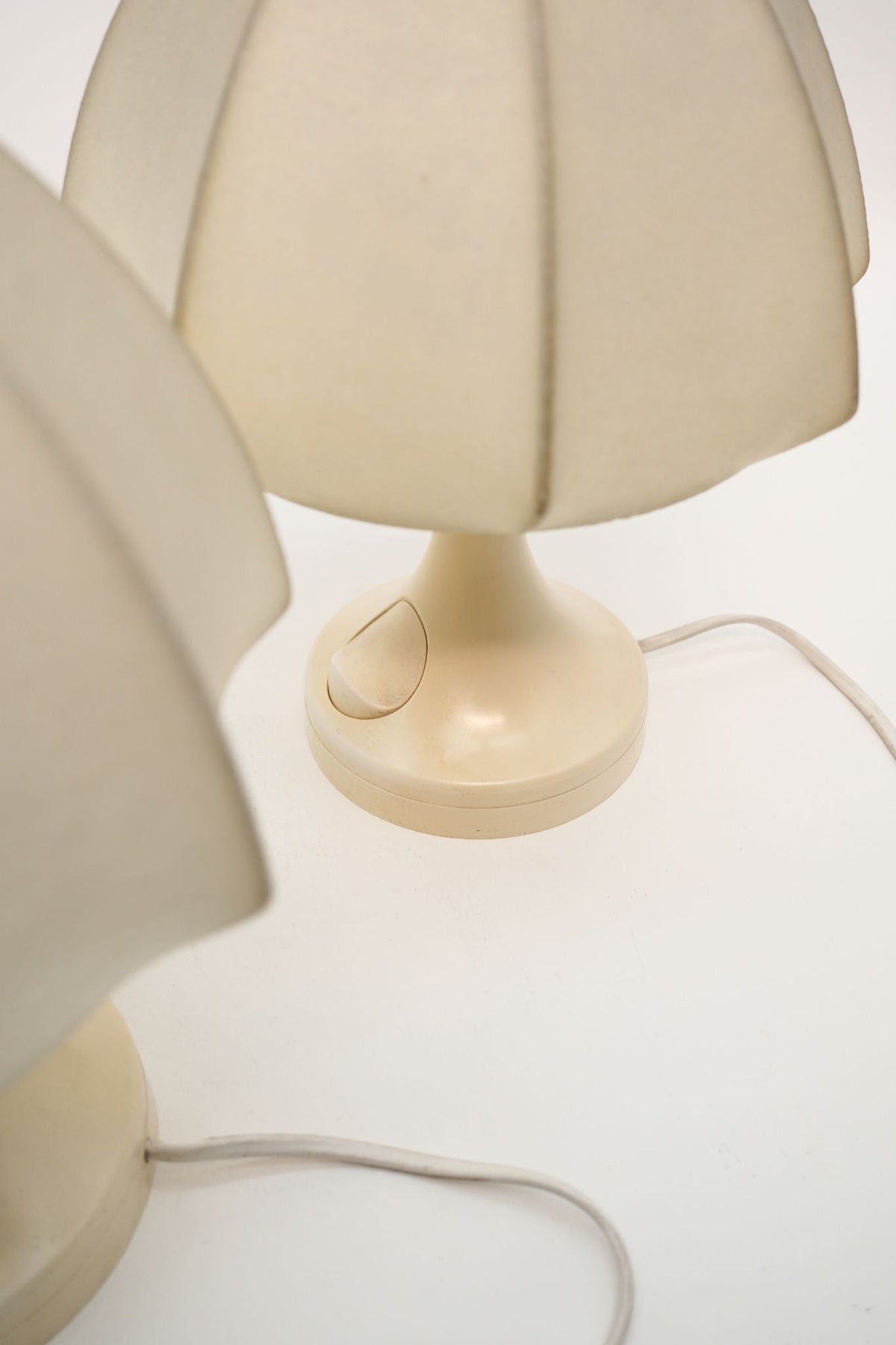 Cocoon Table Lamps, Pair — side angle