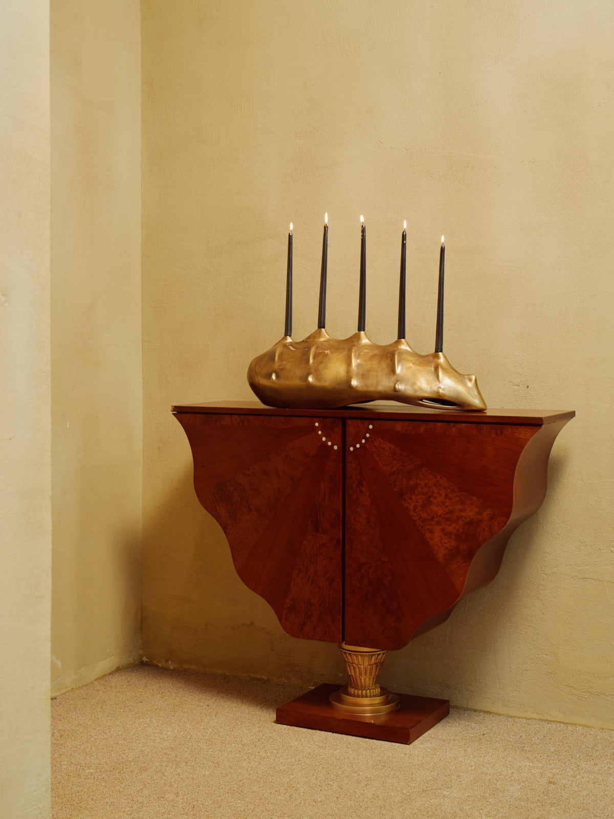 Sculptural Candle Holders -  Ignis Spina — detail view