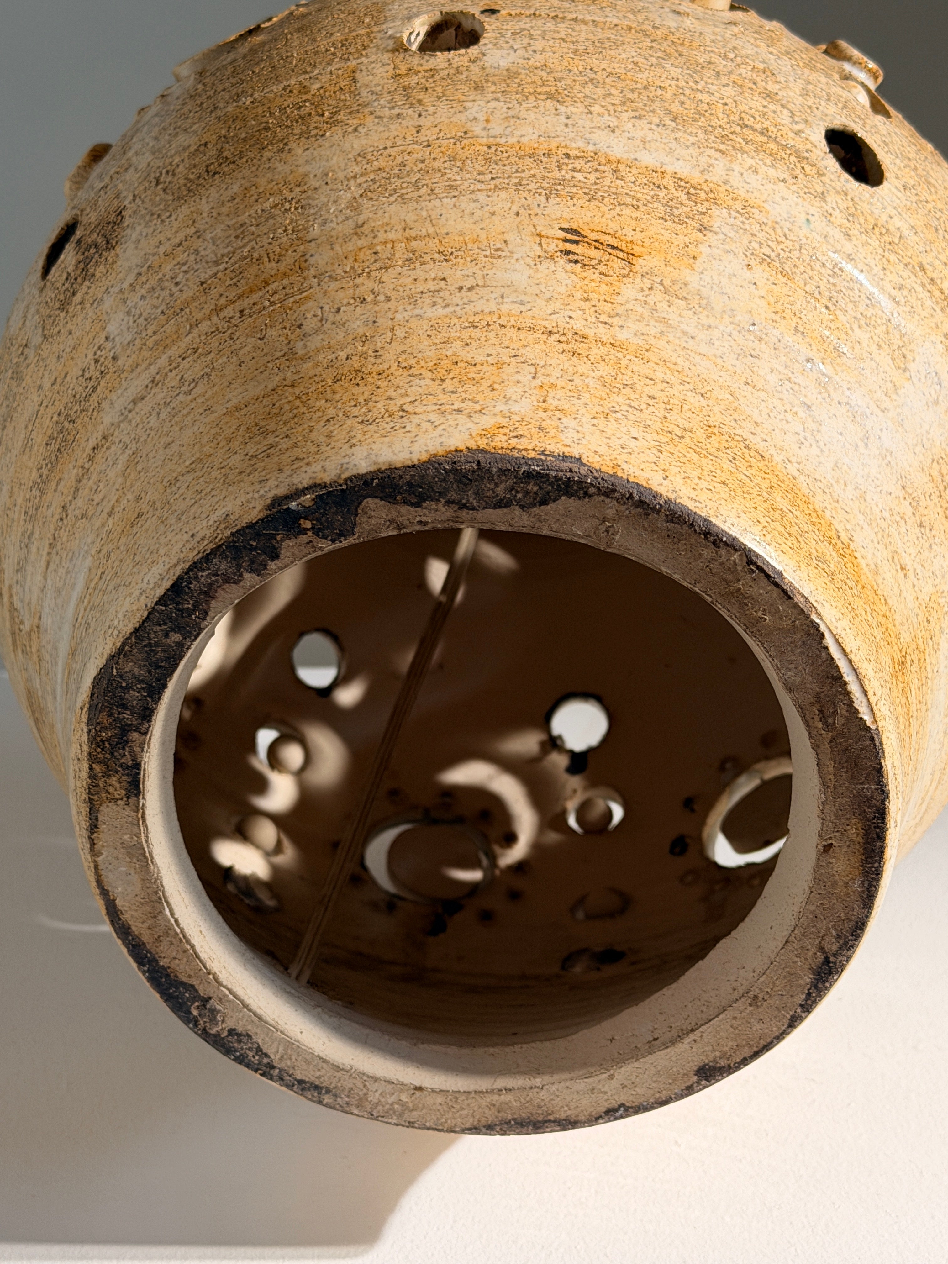 Large ceramic table lamp by Georges Pelletier, circa 1960 — view 10