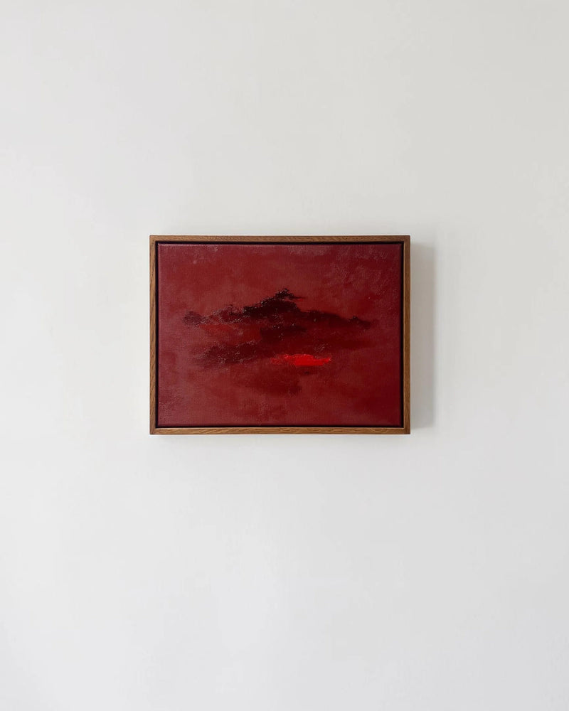 Crimson Hills (2026) - Oil Painting by Aimée Adriaansen by Aimée Adriaansen | The Oblist