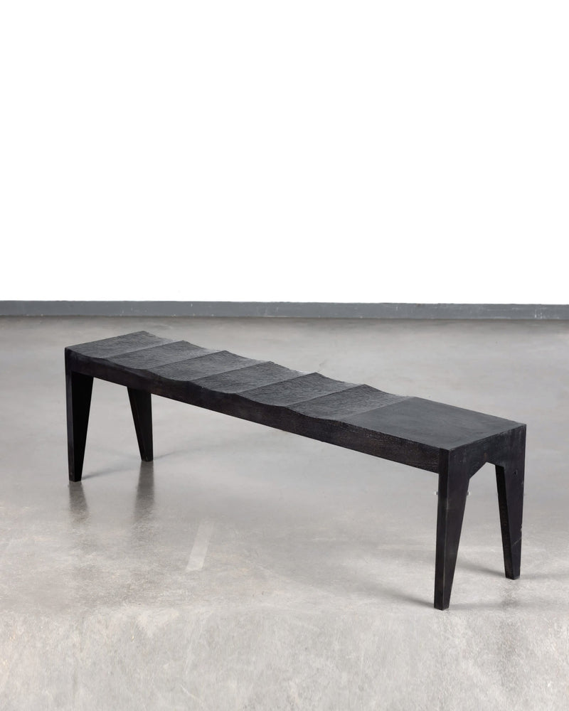 three seater Bench "Onde" by Marc Geneix Design | The Oblist