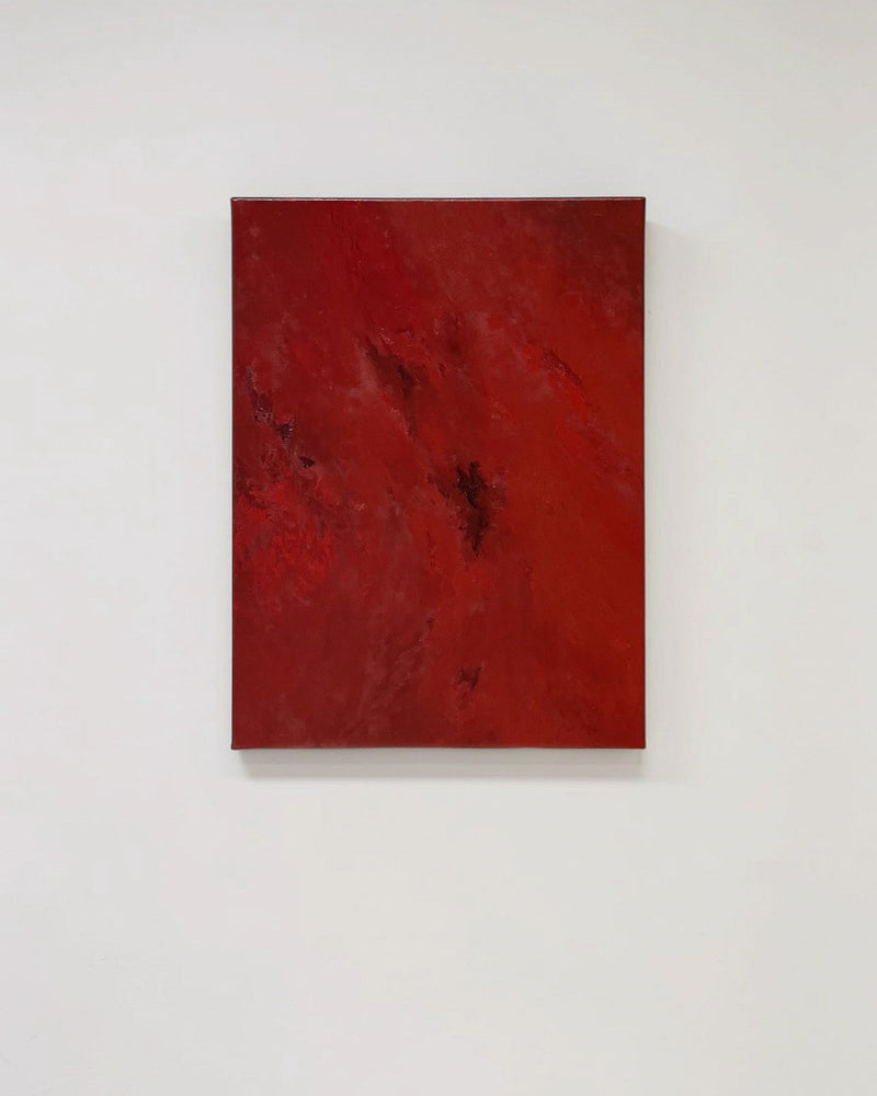Crimson Bloom (2026) - Oil Painting by Aimée Adriaansen by Aimée Adriaansen | The Oblist