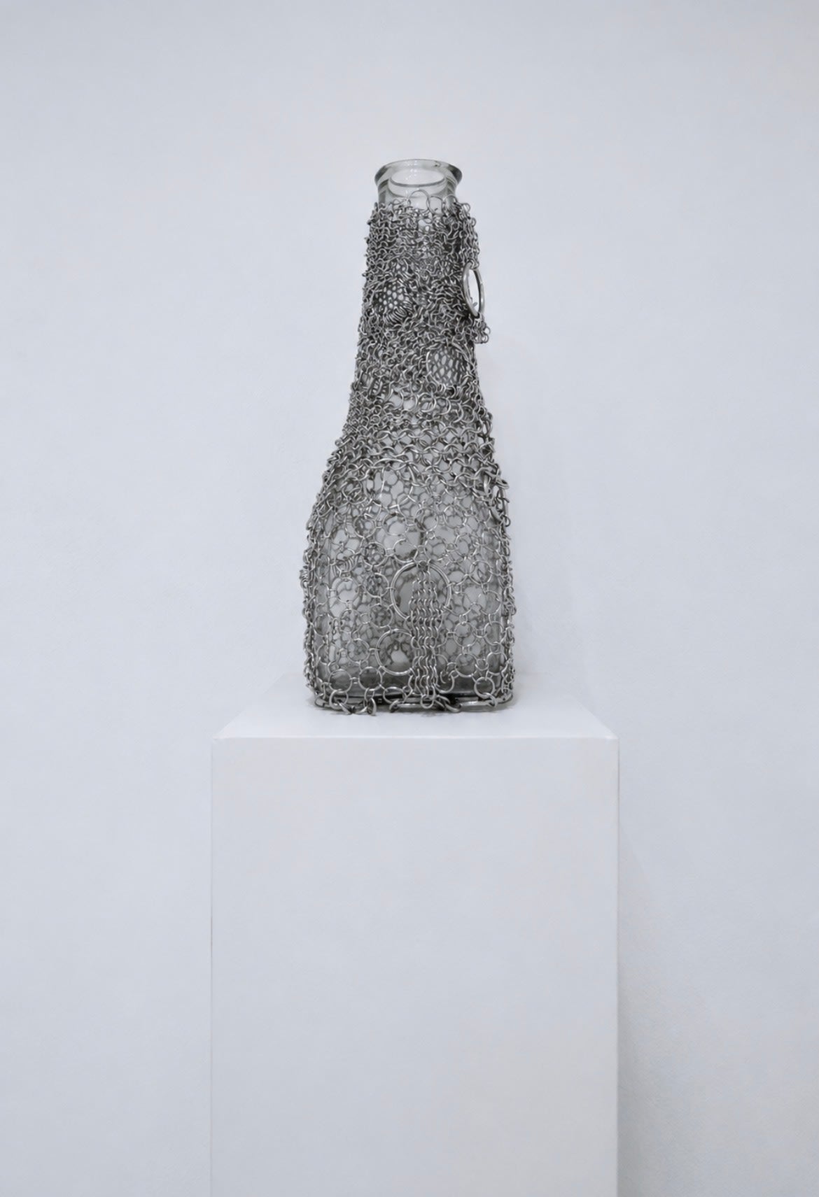 Floating Chainmail Vase  — in context