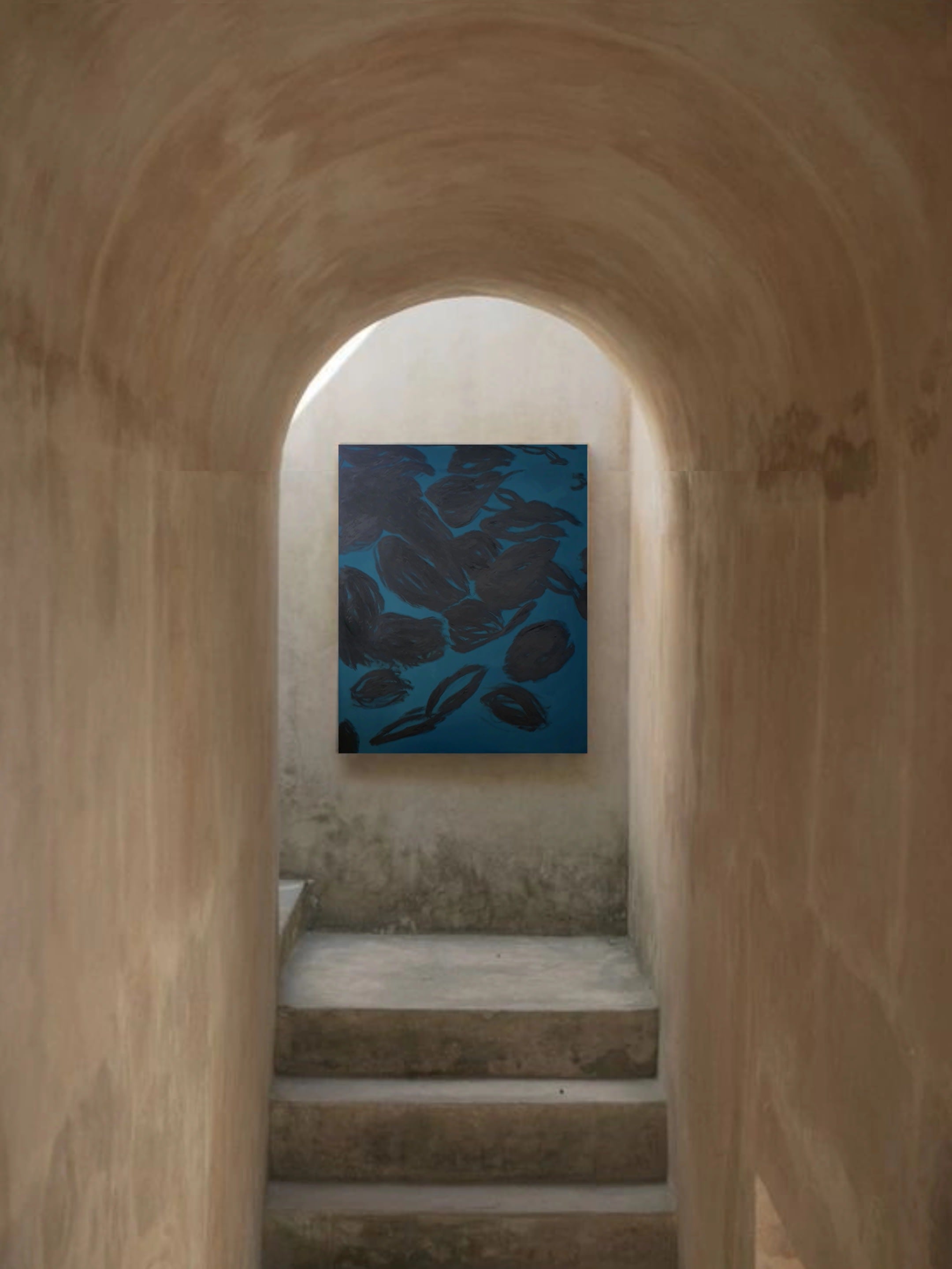'Letters to Venice/ Royal' painting — detail view