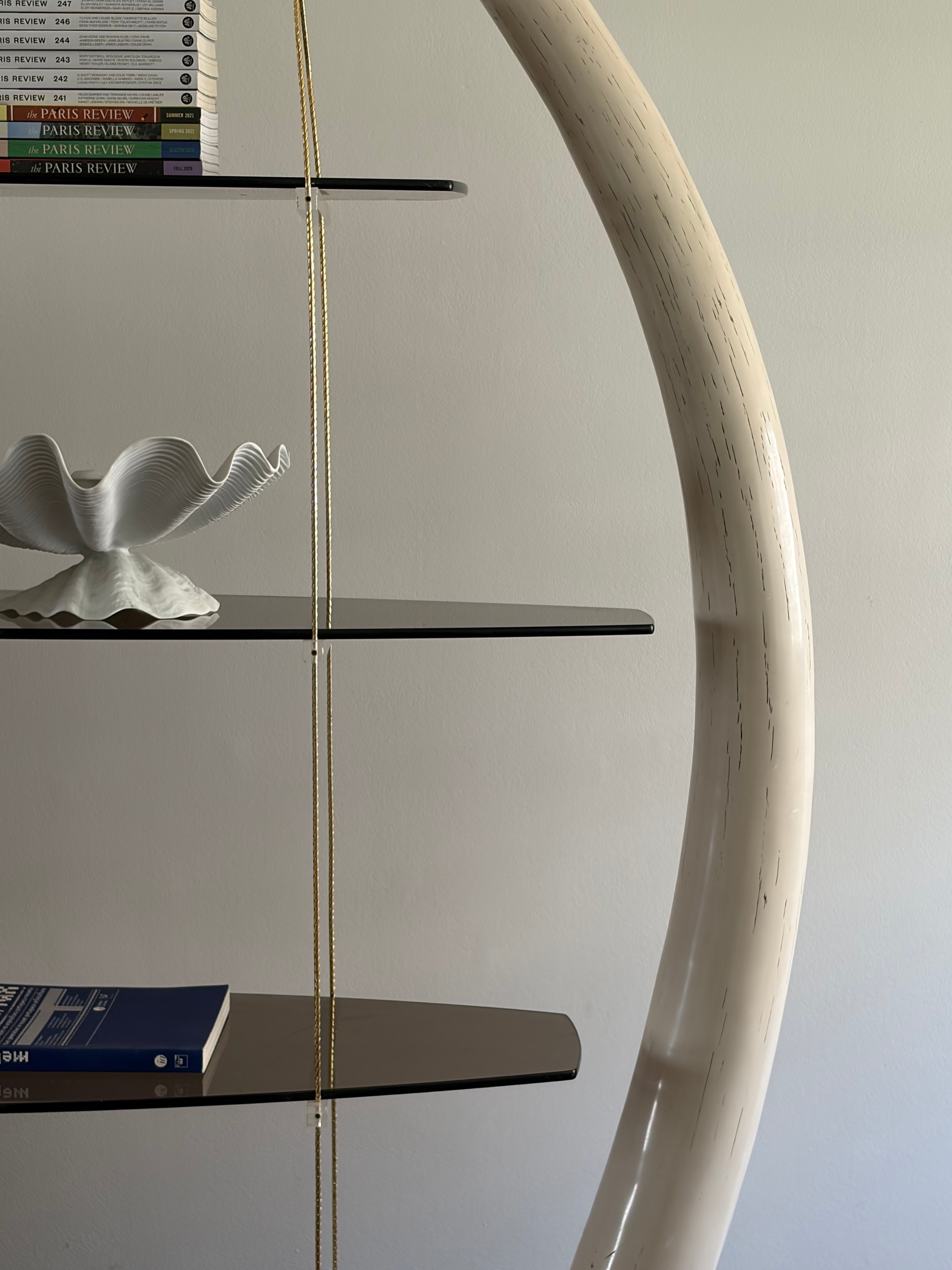 Floating Tusk Bibliothèque by Valenti Barcelona, Spain, 1970s. 185cm. — detail view