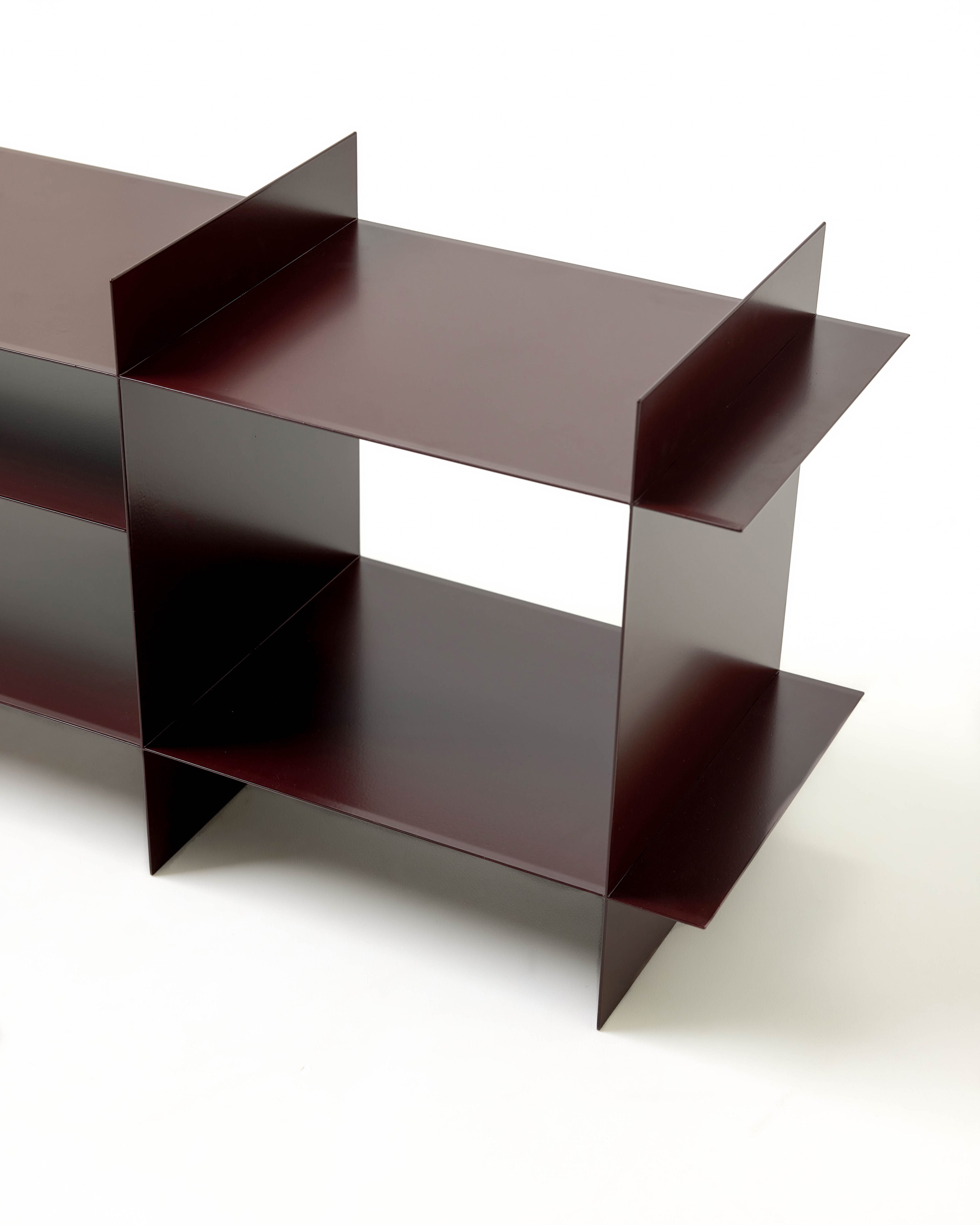 Steel Grid Shelving Unit