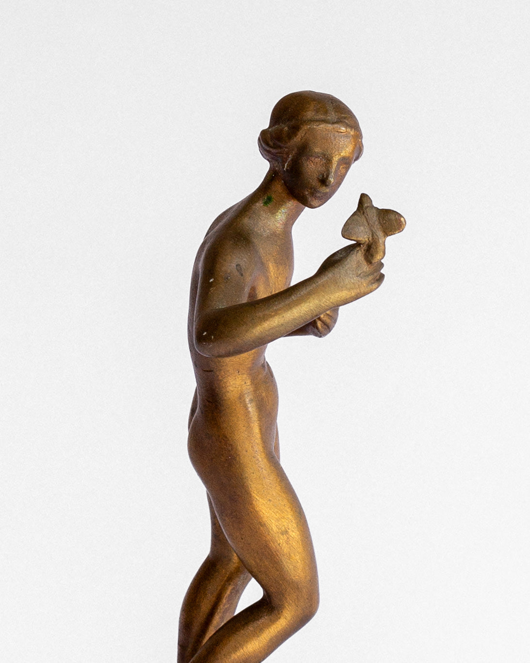 Neoclassical Bronze Sculpture by Tore Strindberg, Sweden, 1920s-30s — lifestyle setting